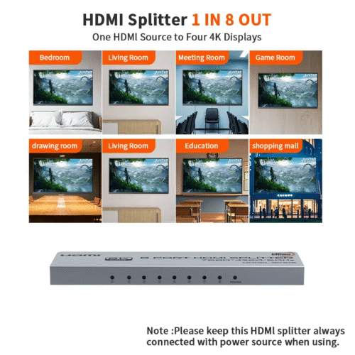 8 PORT HDMI SPLITER 4K 60HZ - Image 6