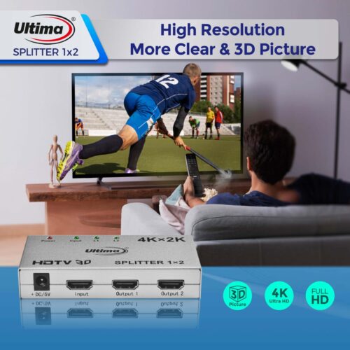 2 PORT HDMI SPLITER 4K 30HZ - Image 2