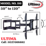 WALL MOUNT SIZE 50" TO 120"