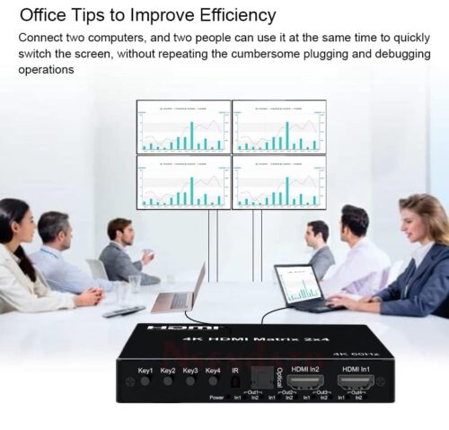 2 IN 4 OUT HDMI MATRIX 4K 60 HZ - Image 6